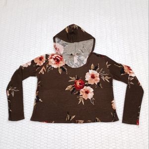 Cropped Hooded Sweatshirt